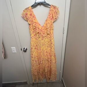 WAYF Chelsea Tiered Ruffle Maxi Dress